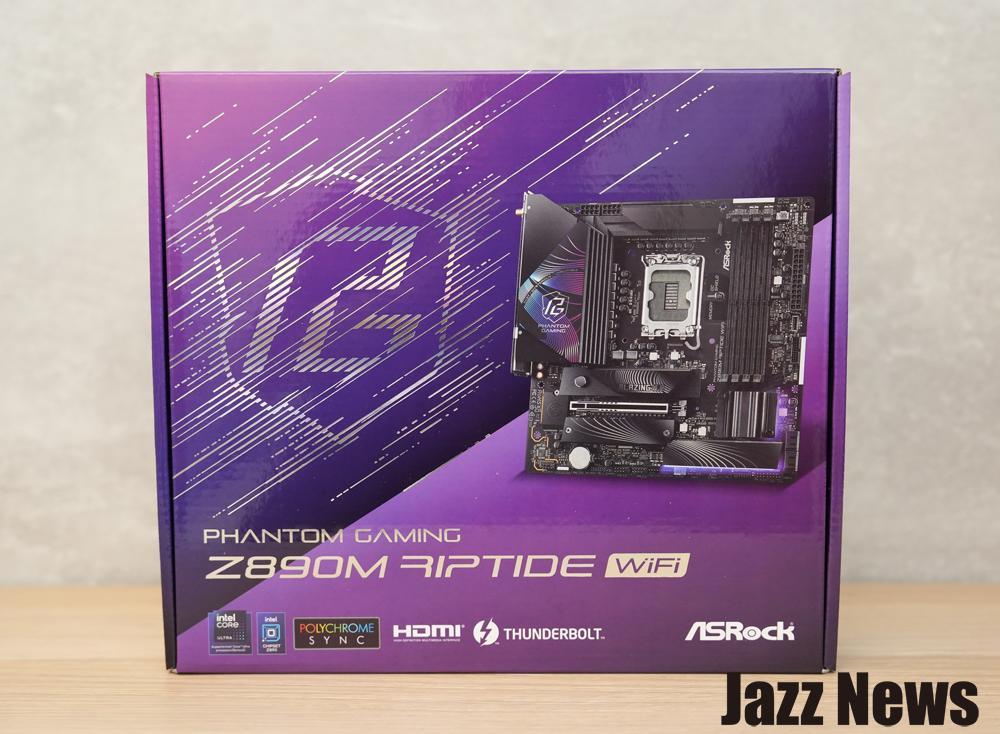 ASRock Z890M Riptide WiFi motherboard unboxing review sharing: Micro ATX size still has rich expansion and high performance!