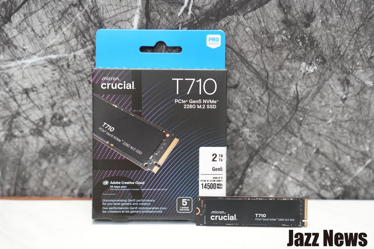 Crucial T710 PCIe Gen5 NVMe M.2 SSD