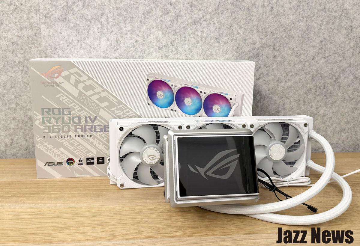 ROG Ryuo IV 360 ARGB White Edition 水冷系統